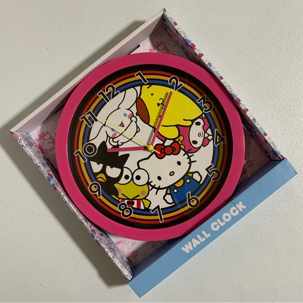 Hello Kitty and Friends by Sanrio Analog Wall Clock-New in Box